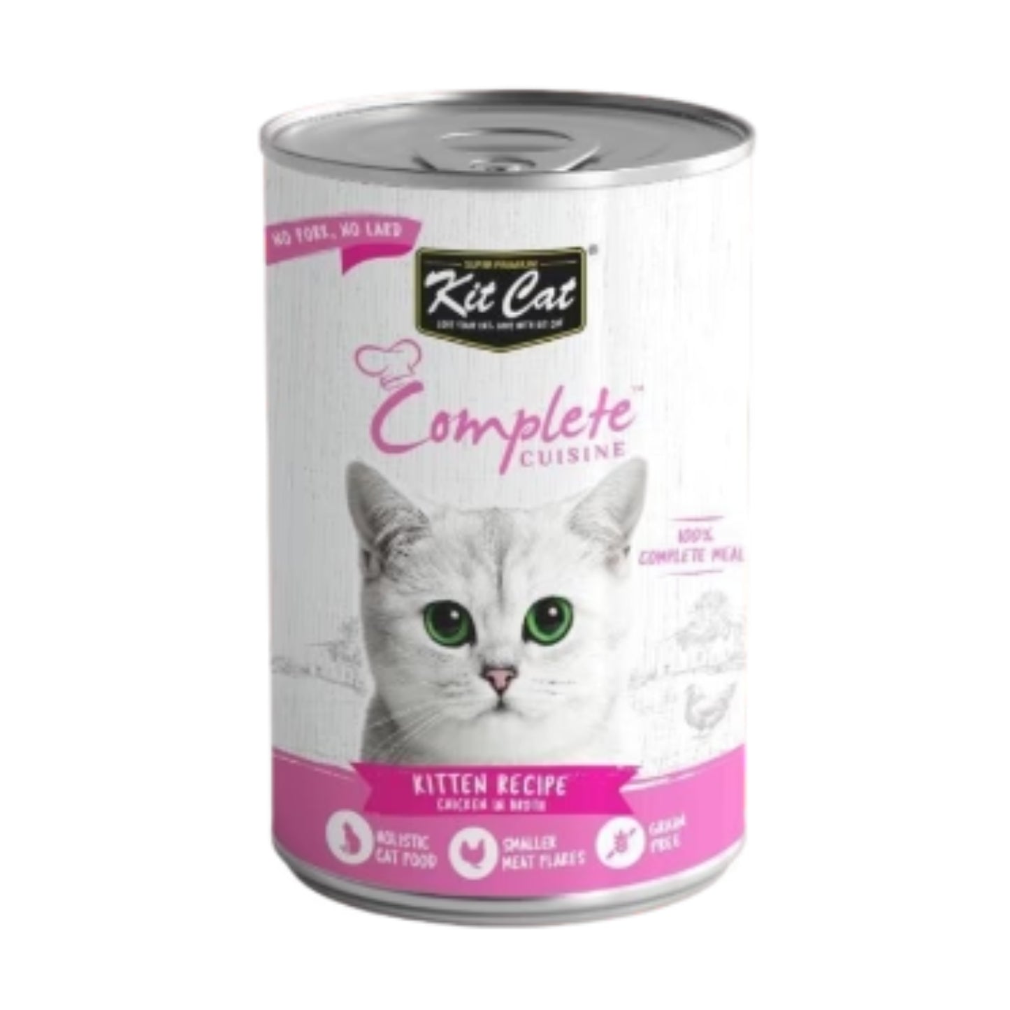 Nourriture en conserve pour chaton - Sans céréales - Poulet / 150g