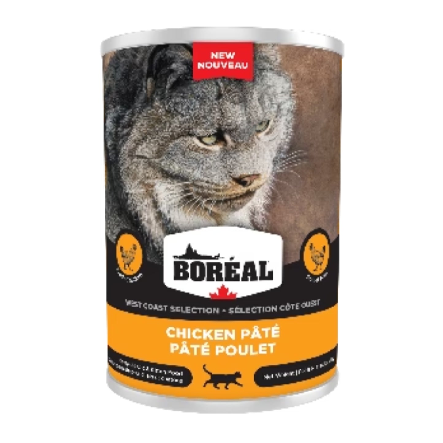 CÔTE OUEST | Nourriture en conserve pour chat - Poulet / 400g