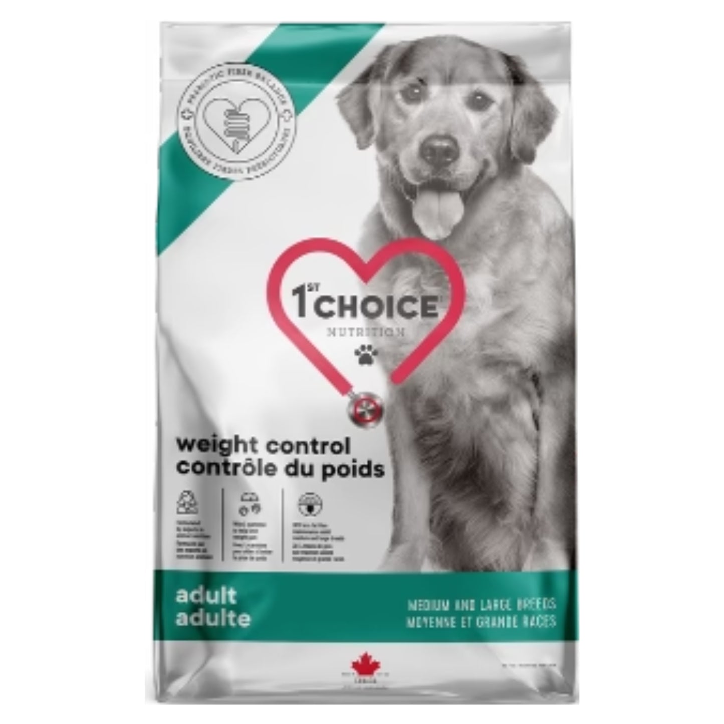 Nourriture spécialisé pour chien adulte - Moyennes & grandes races - Contrôle du poids / 10 kg