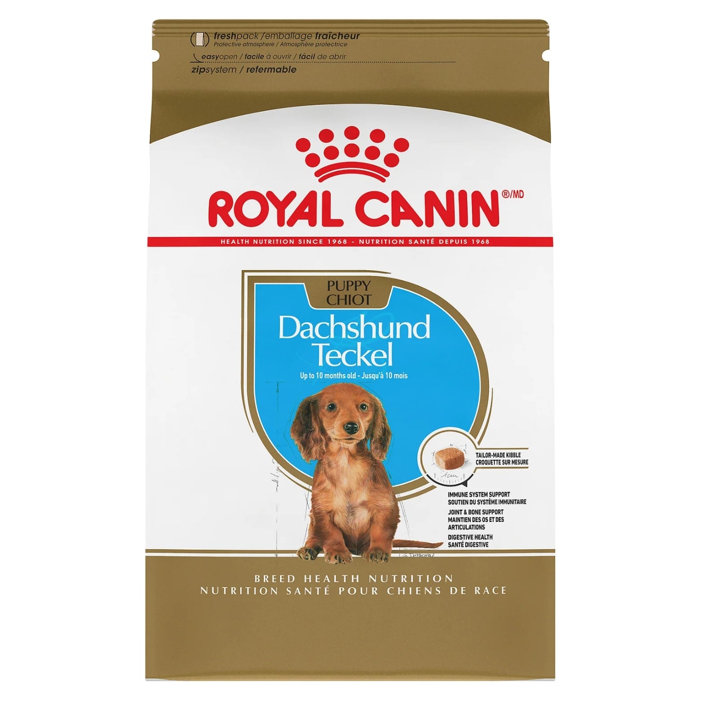 BREED | Nourriture pour chiot de race Teckel - chiot / 2.5 lbs