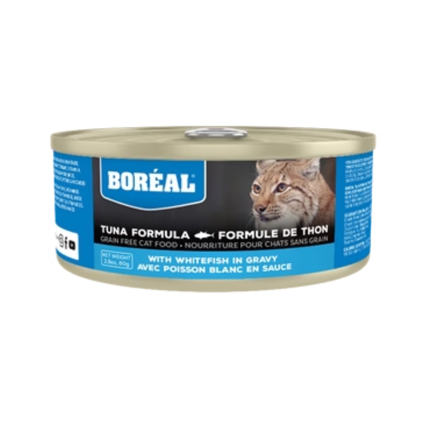 SANS GRAINS | Nourriture en conserve pour chat - Thon rouge & poisson blanc en sauce / 156g