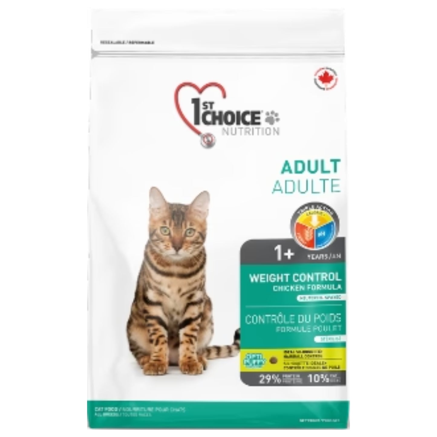 Nourriture spécialisé pour chat adulte - Toutes races - Contrôle du poids