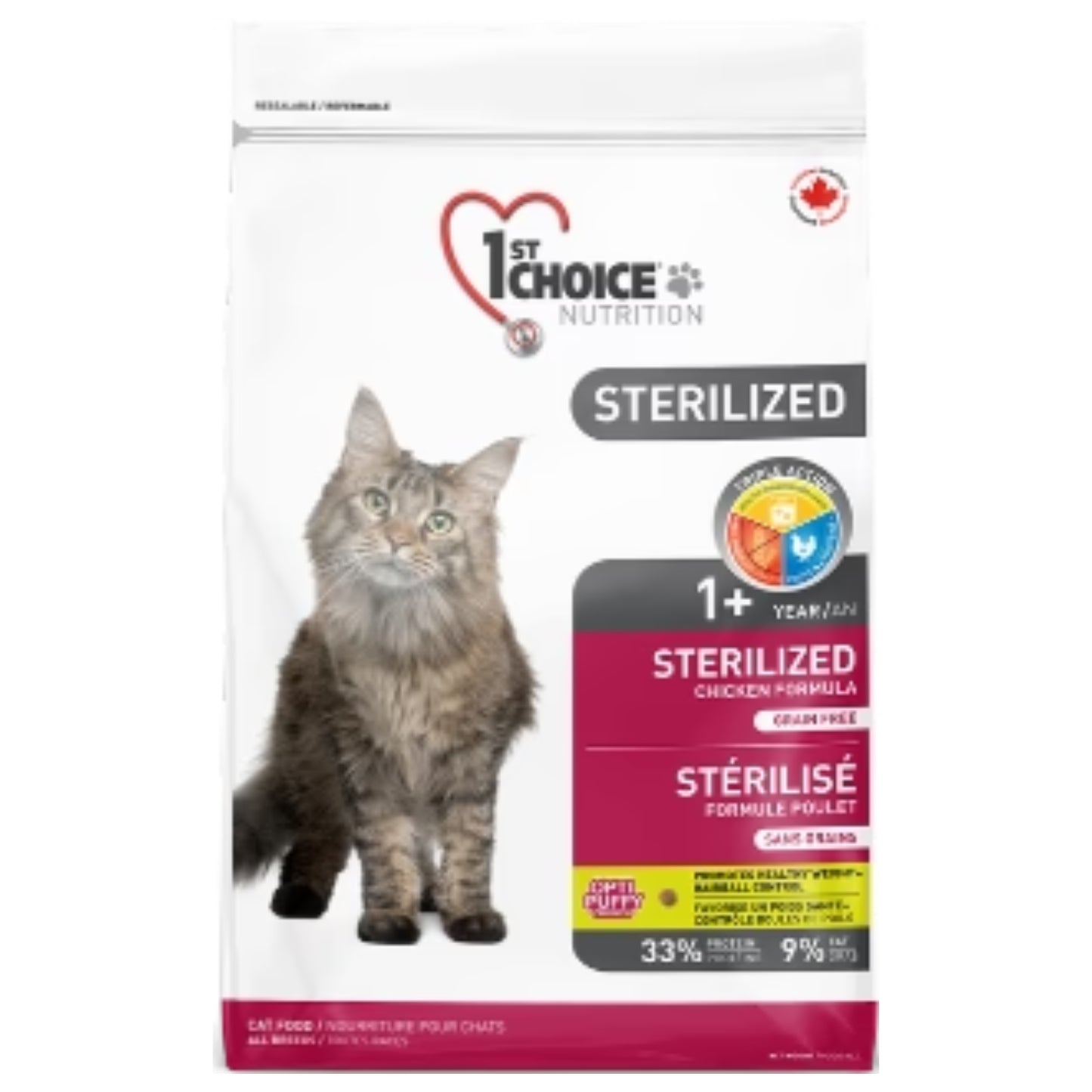 Nourriture spécialisé pour chat adulte - Toutes races - Stérilisé
