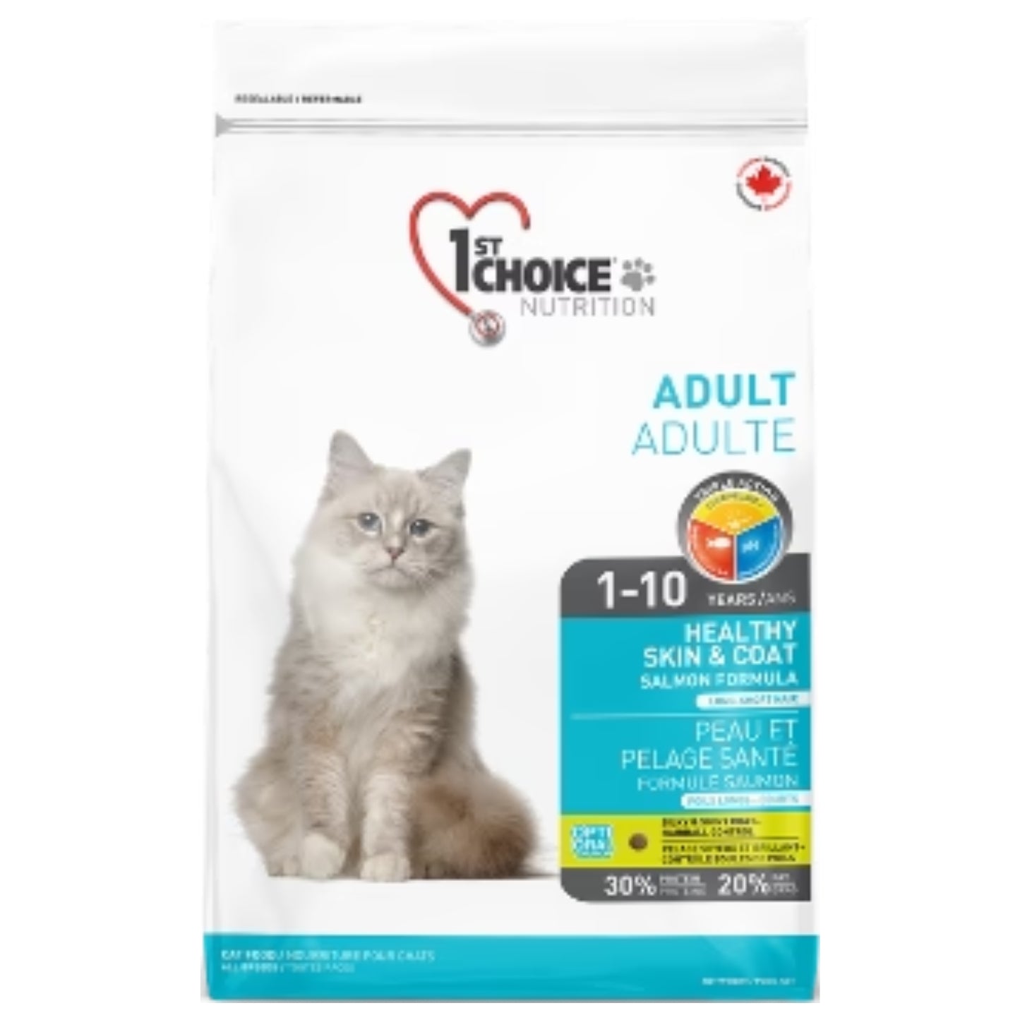 Nourriture pour chat adulte - Toutes races - Peau & Pelage - Poisson