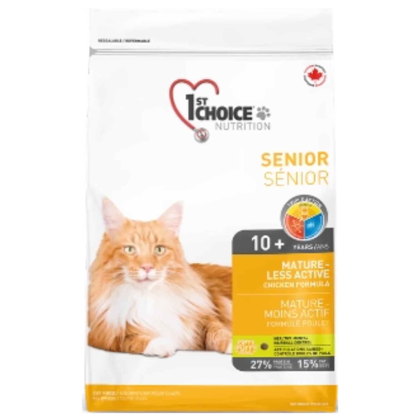 Nourriture pour chat adulte - Sénior - Toutes races - Poulet
