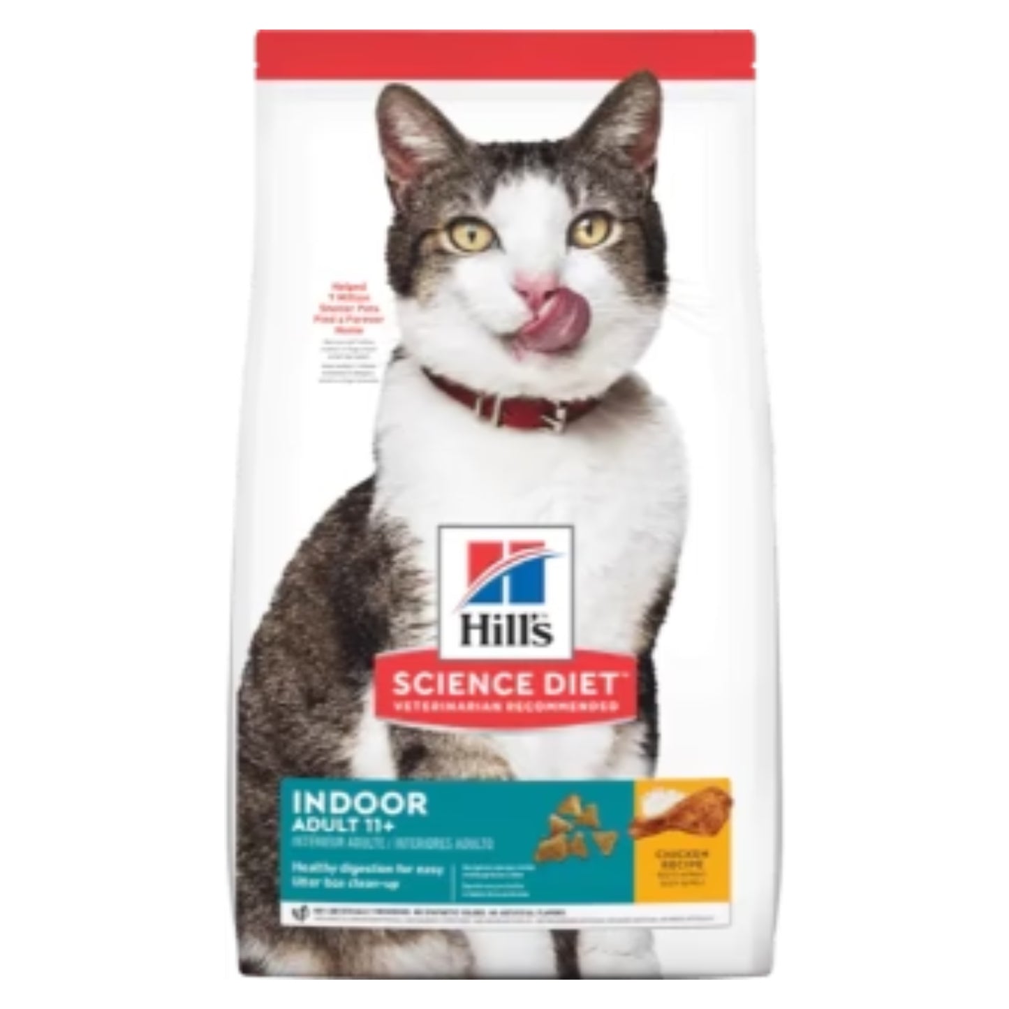 SCIENCE DIET | Nourriture pour chat adulte d'intérieur - 11+ ans - Poulet