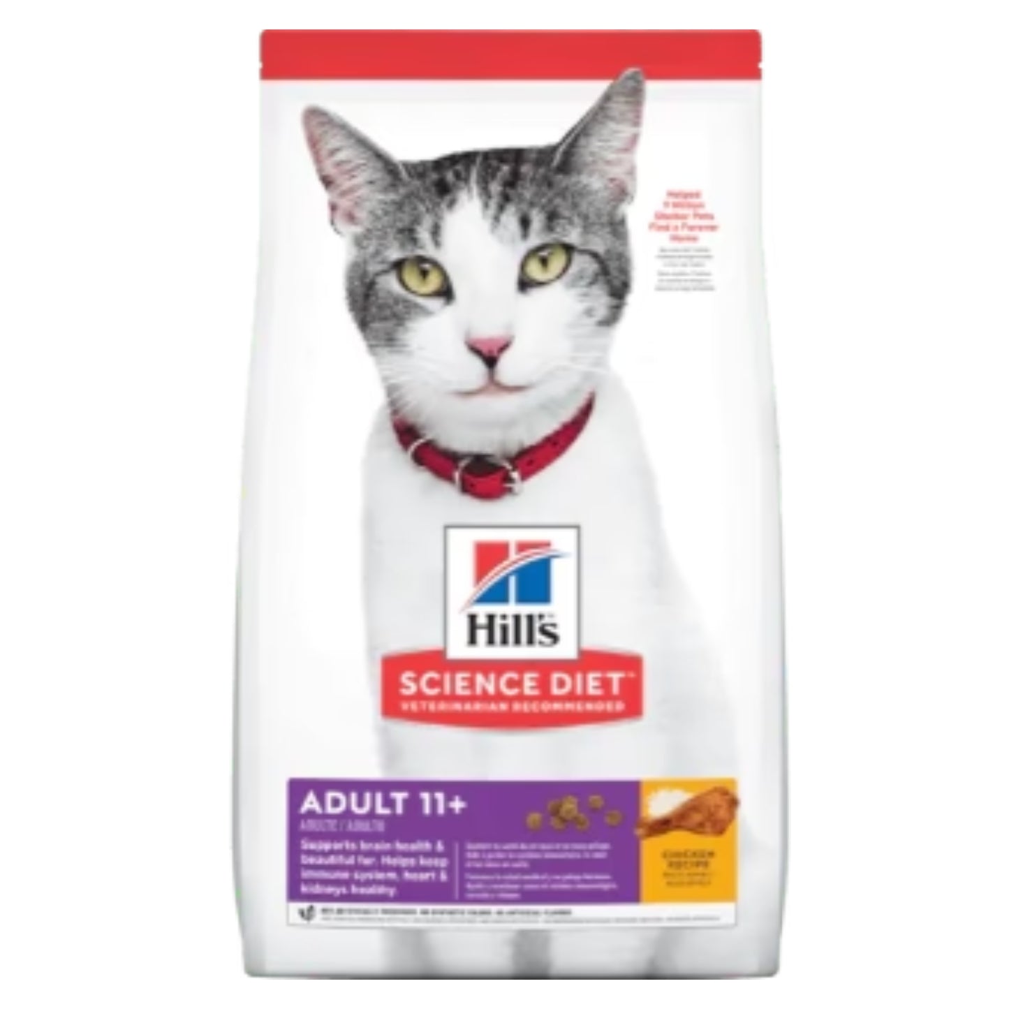 SCIENCE DIET | Nourriture pour chat adulte - 11+ ans - Poulet