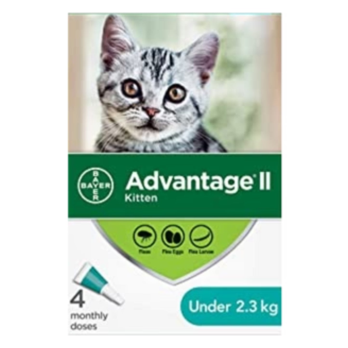 ADVANTAGE II | Traitement anti-puces pour chaton / Moins de 2,3 kg