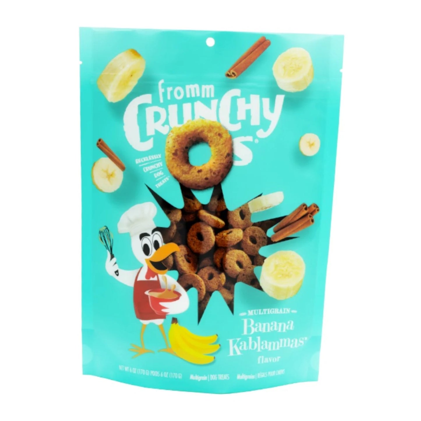 Gâterie "Crunchy" multigrain pour chien -  Saveurs variés / 6 oz
