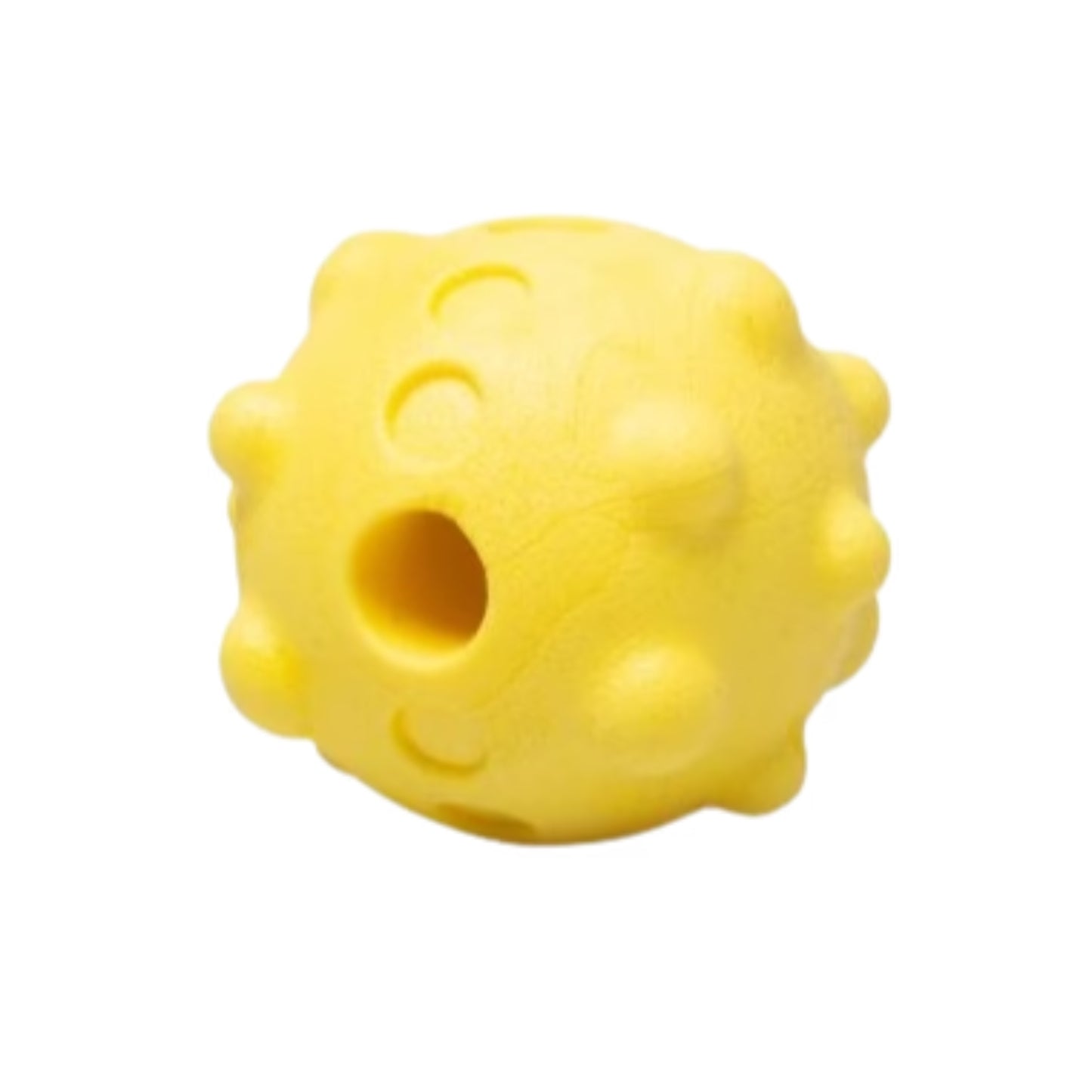 Jouet pour petit chien - Balle mousse jaune