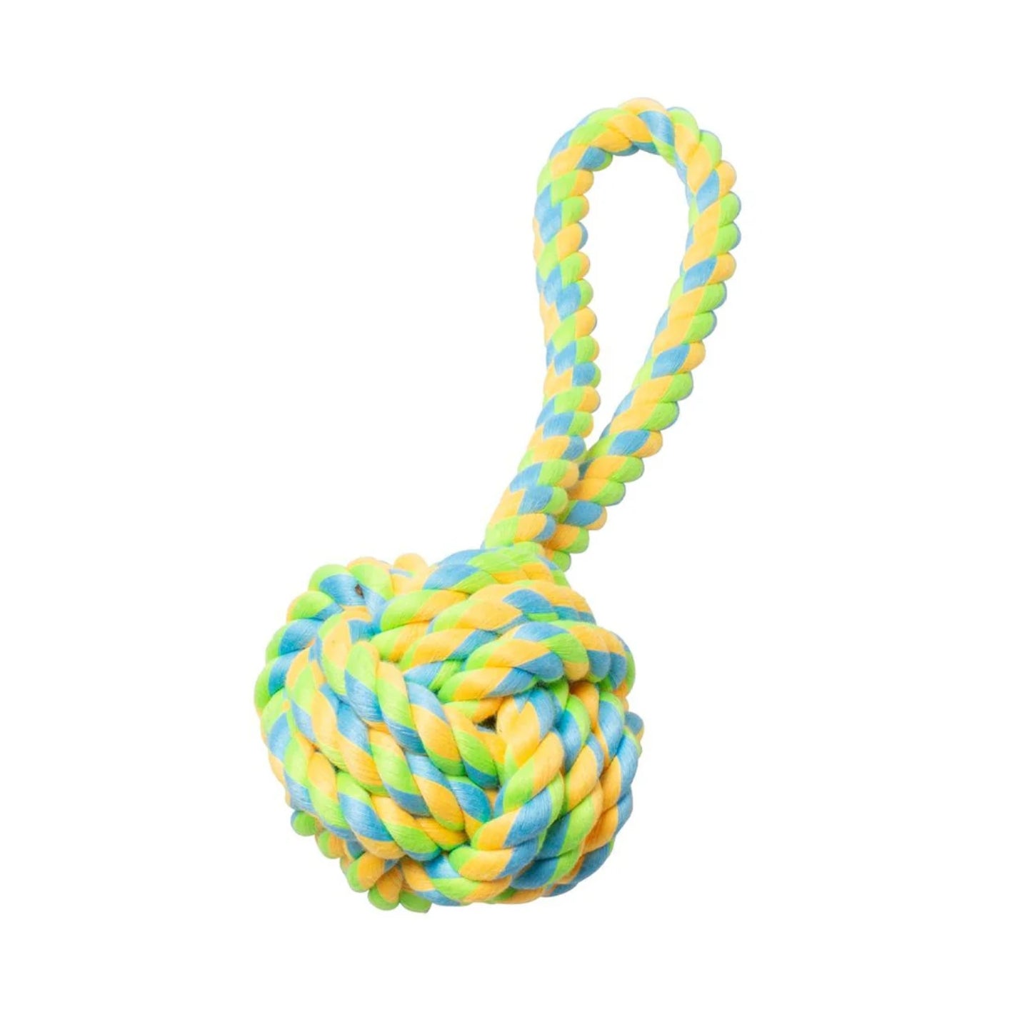 Corde-balle jouet pour chien - 7,5"