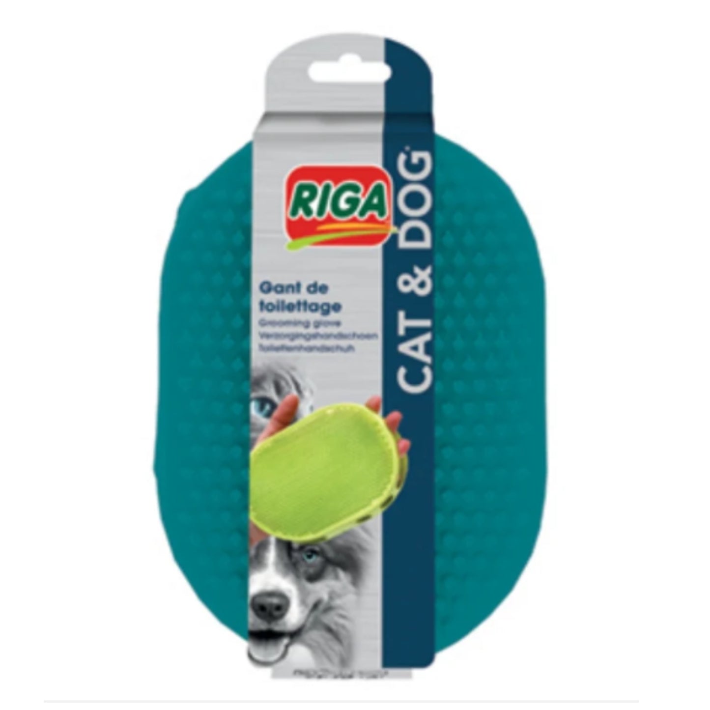 Gant de toilettage en caoutchouc