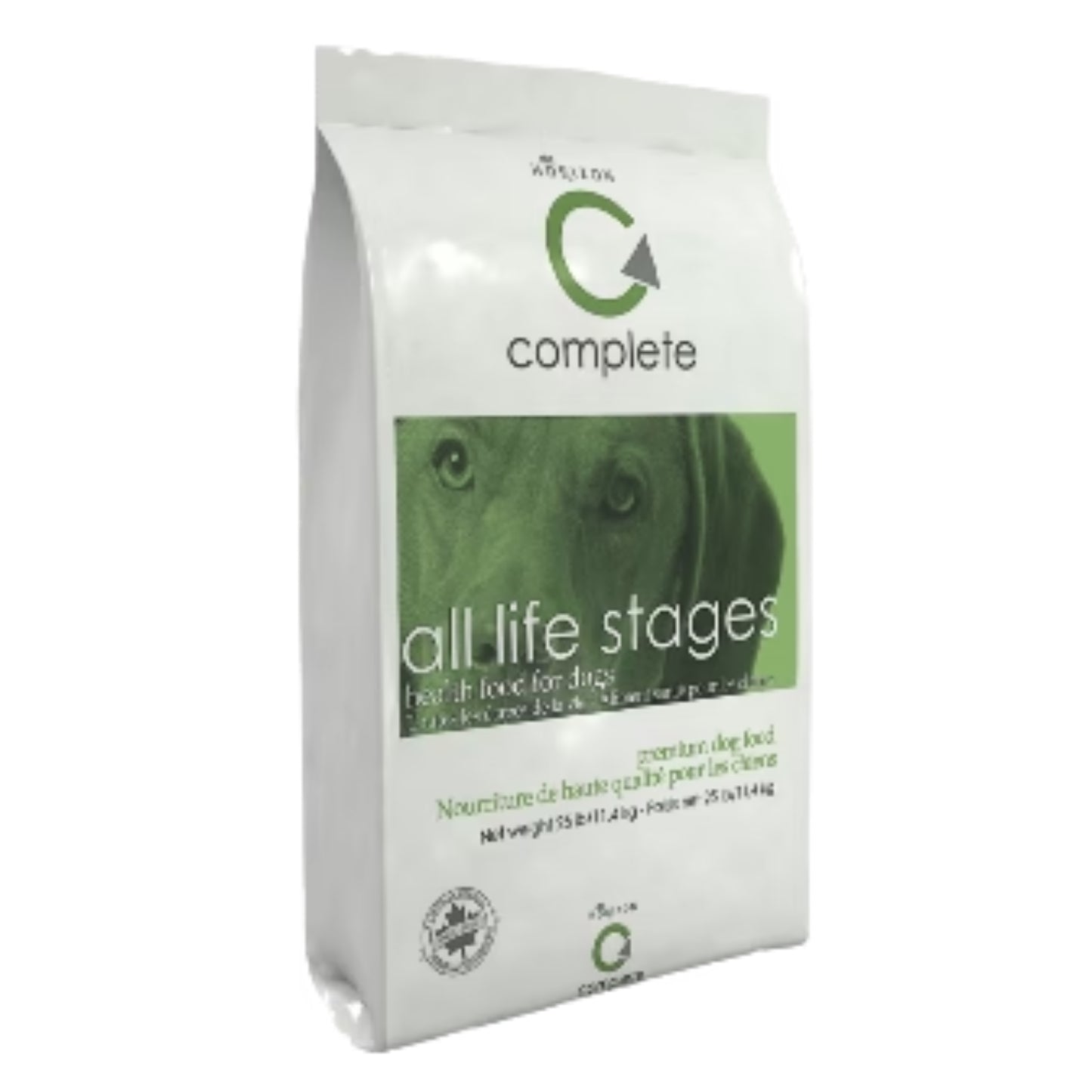 COMPLETE | Nourriture pour chien (avec grains) - Toutes étapes de vie - Poulet / 11.4 kg (25 lbs)