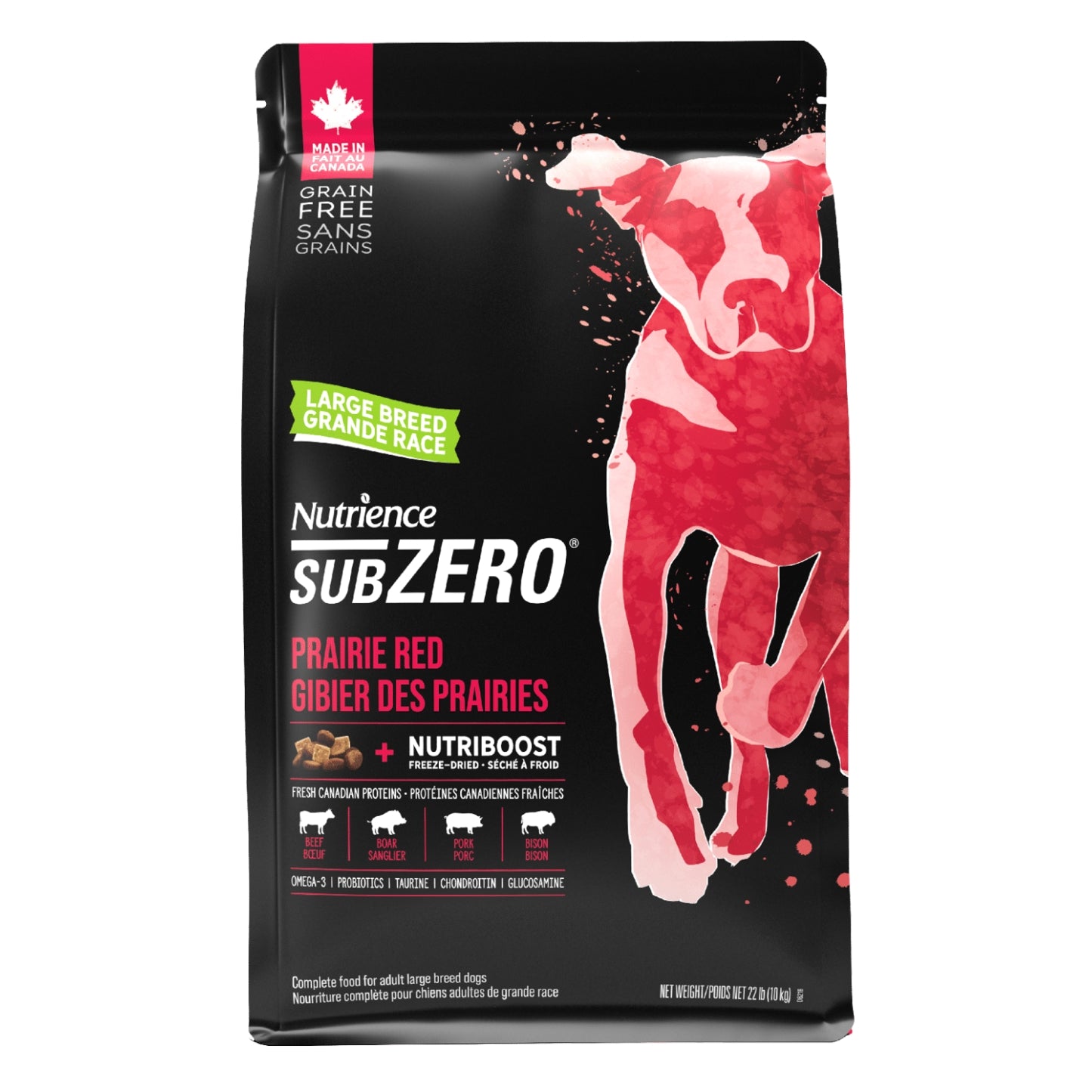 SUBZERO | Nourriture pour chien (Grande race) - Gibier des Prairies / 22 lbs