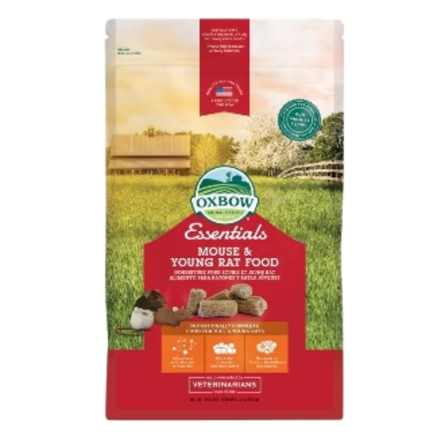 ESSENTIALS | Nourriture pour rat & souris - Juvénile / 2.5 lbs