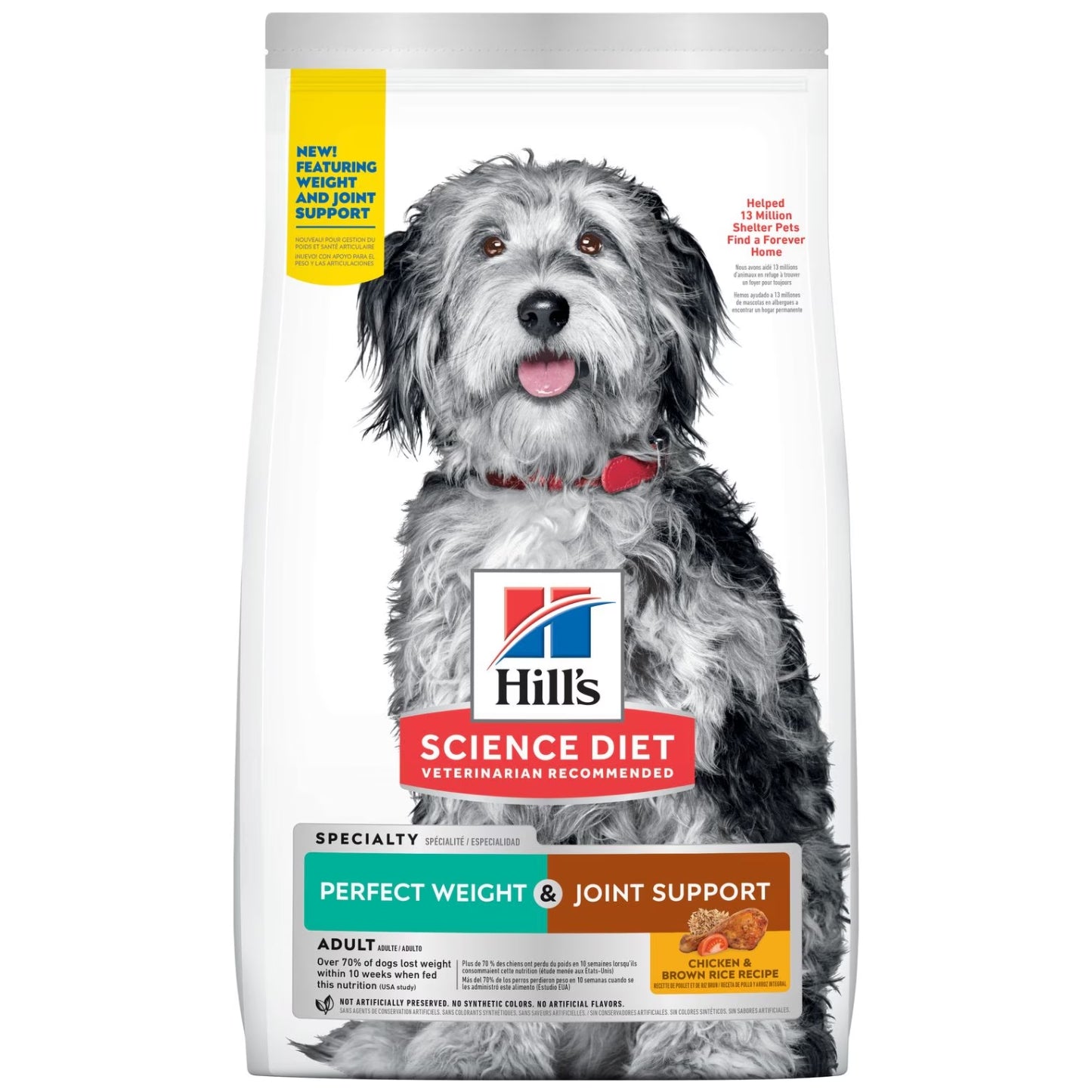 SCIENCE DIET | Nourriture pour chien adulte - Perfect Weight avec Joint Support - Poulet et riz