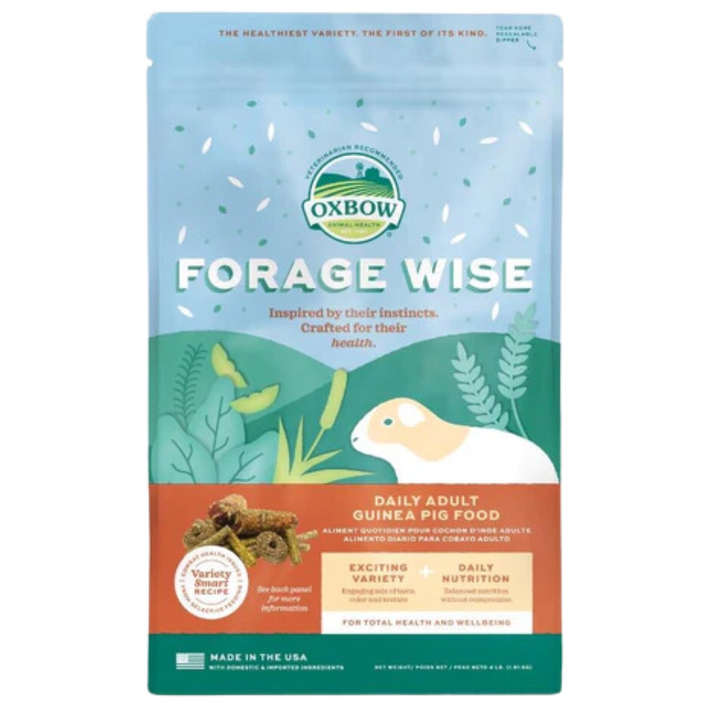 Nourriture pour cochon d'inde adulte - Forage Wise / 1.81 Kg