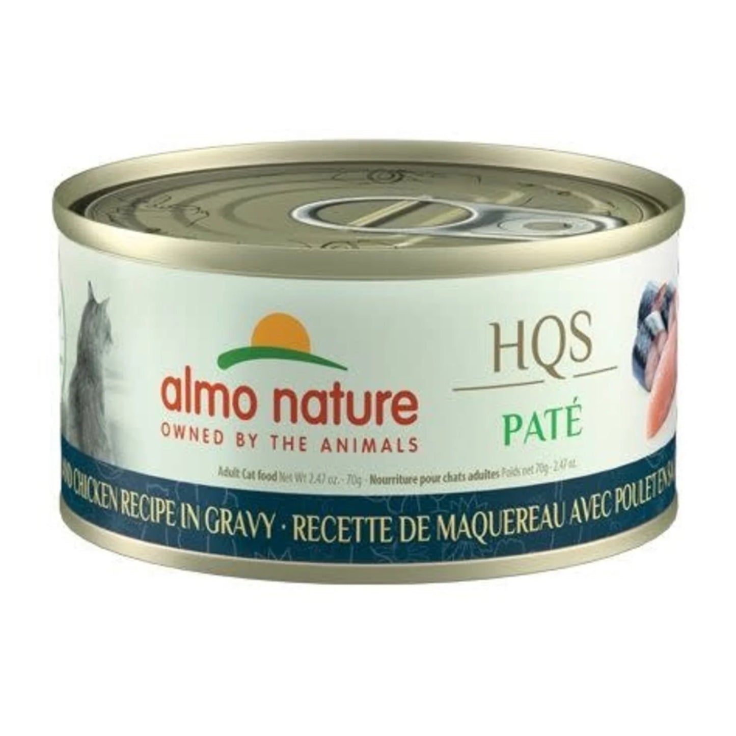 HQS Paté - Maquereau avec poulet en sauce / 70 gr