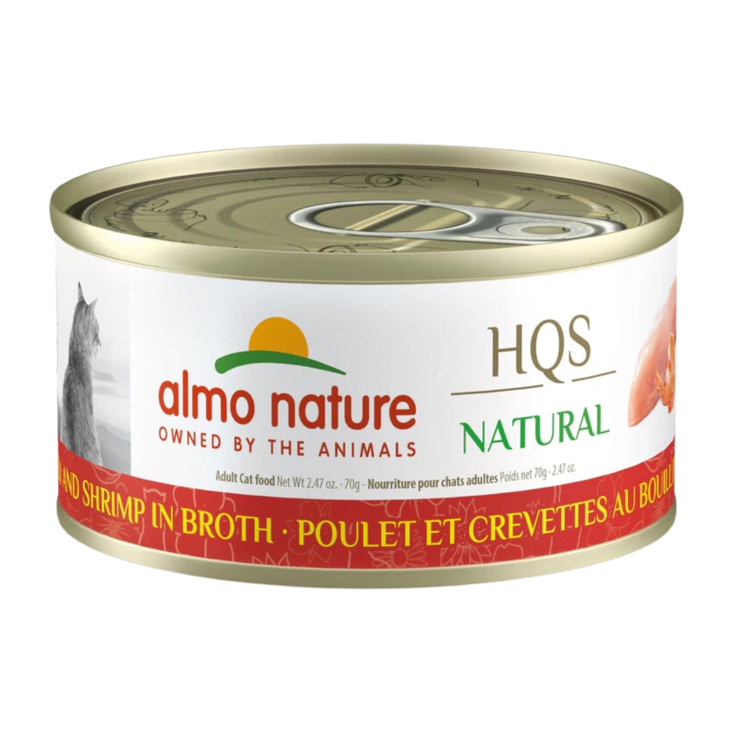 HQS Nature - Poulet et crevette au bouillon / 70 gr