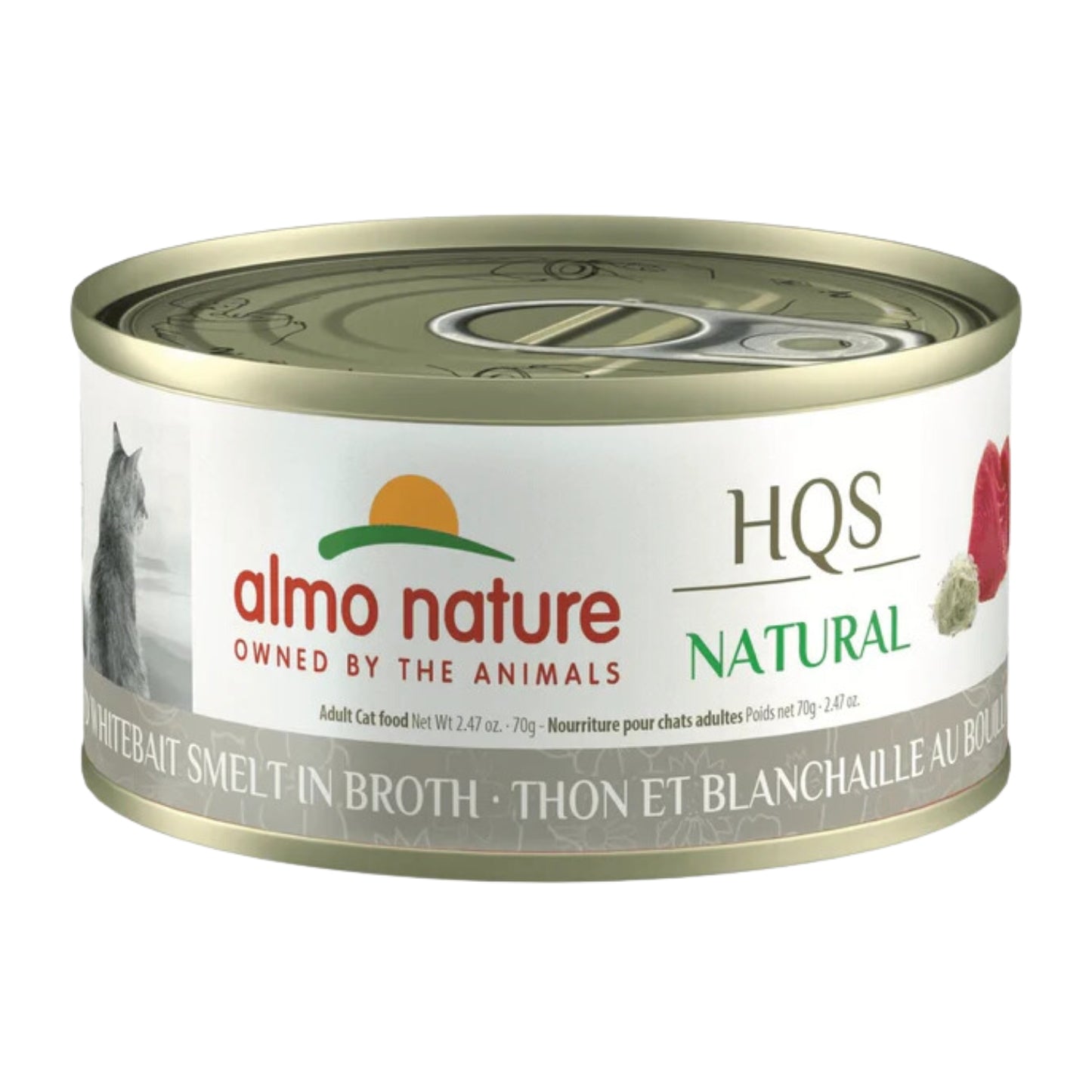 HQS Nature - Thon et blanchaille au bouillon / 70 gr