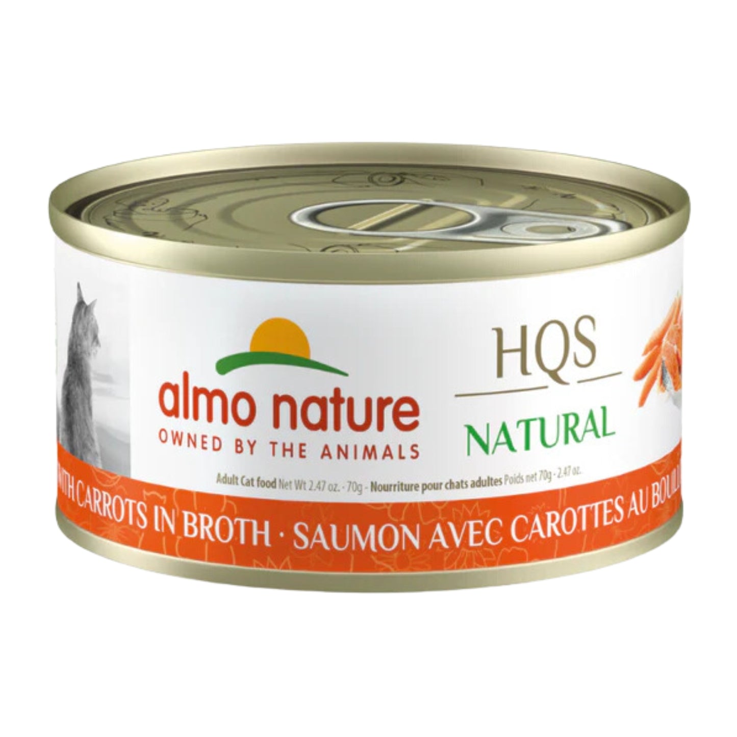 HQS Nature - Saumon et carottes au bouillon / 70 gr