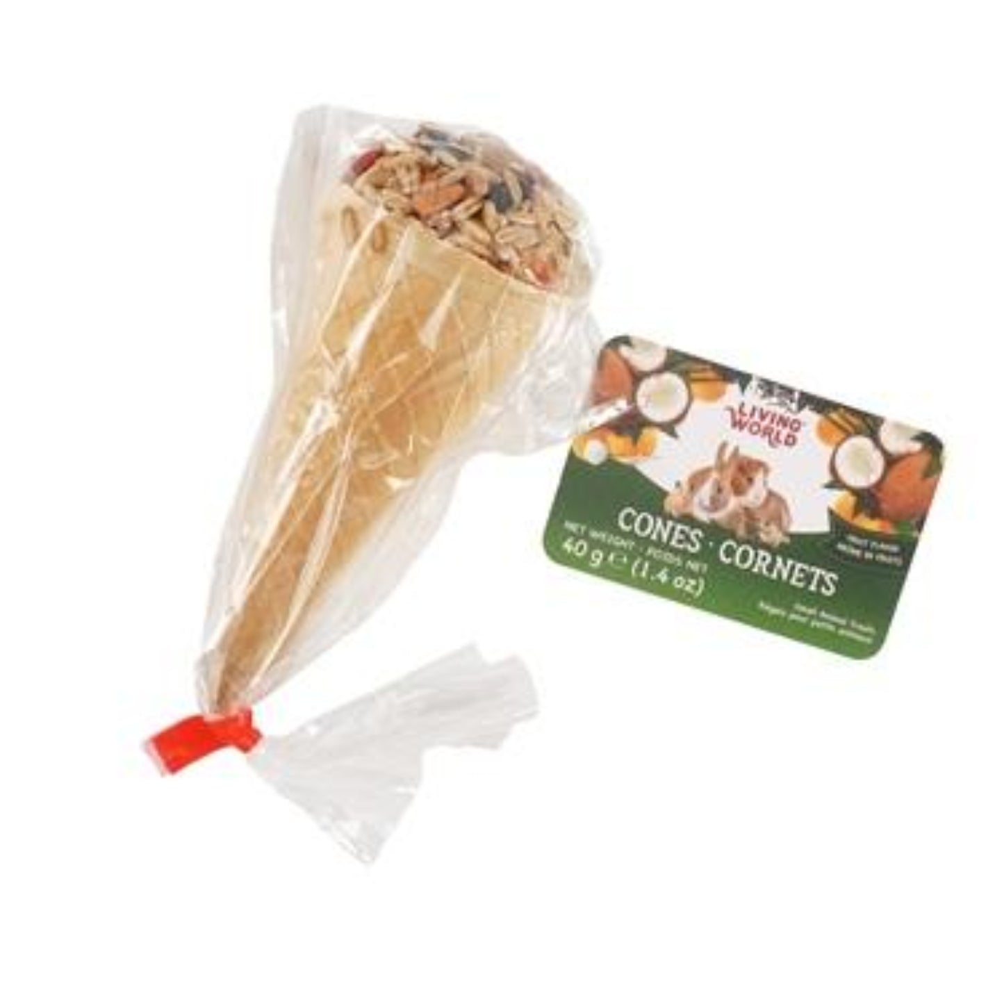 Régals cornet arôme de fruits pour petits animaux