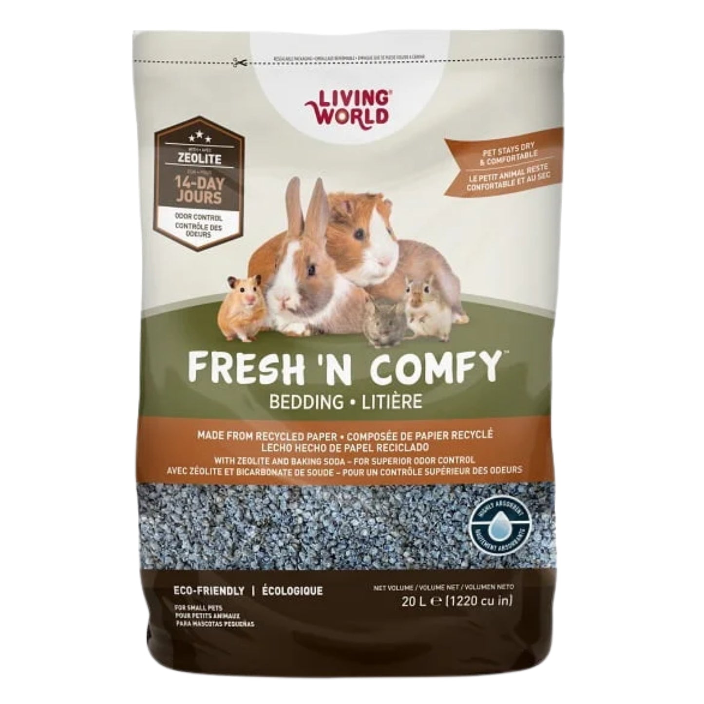Litière Fresh ‘N Comfy - Bleu