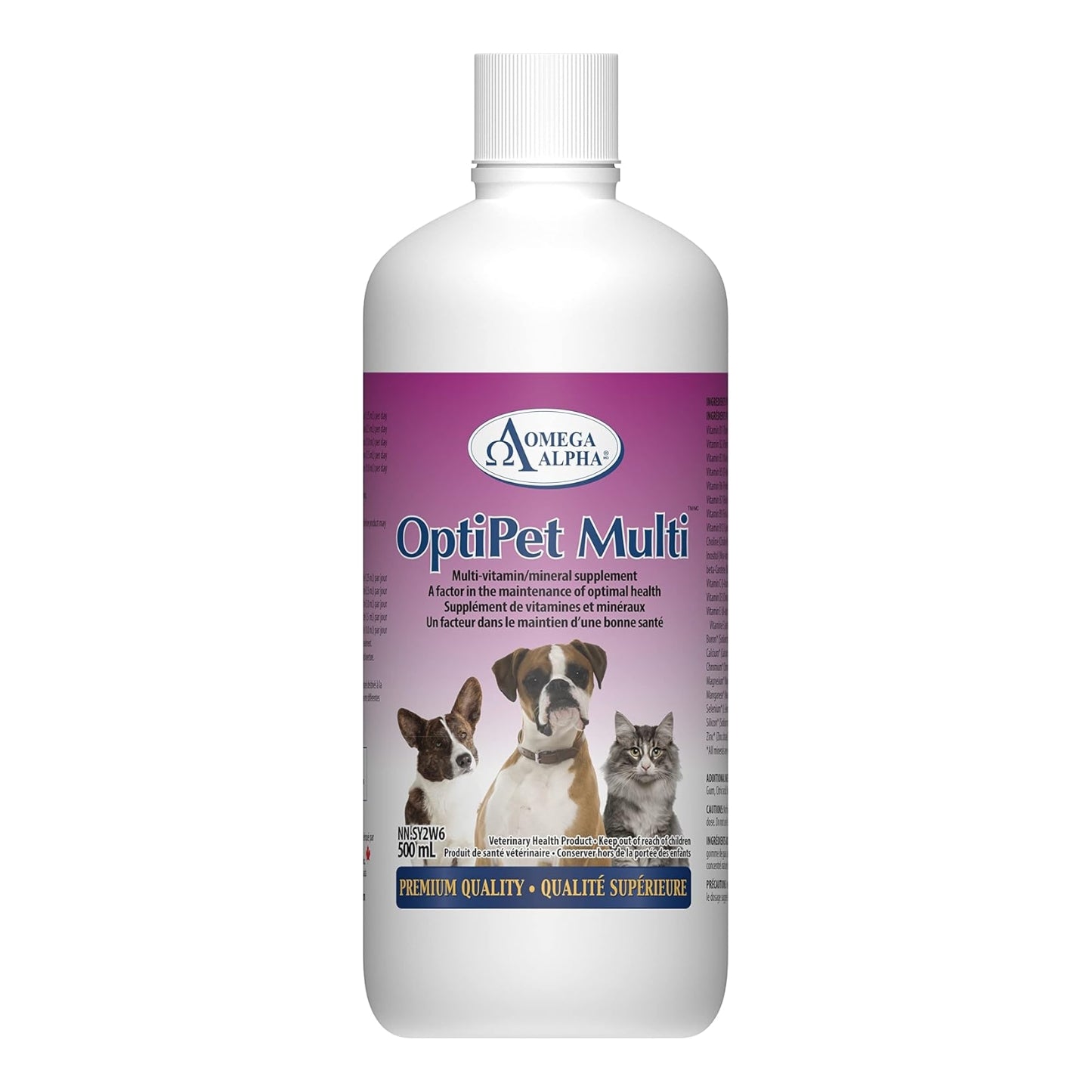 Multivitamines liquides, suppléments pour chiens et chat / 500ml