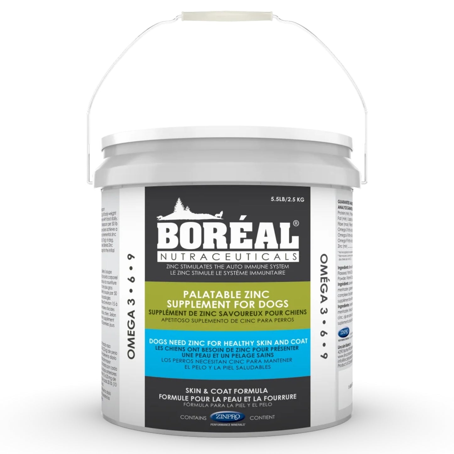 Supplément de zinc savoureux boréal pour chiens / 5.5lbs