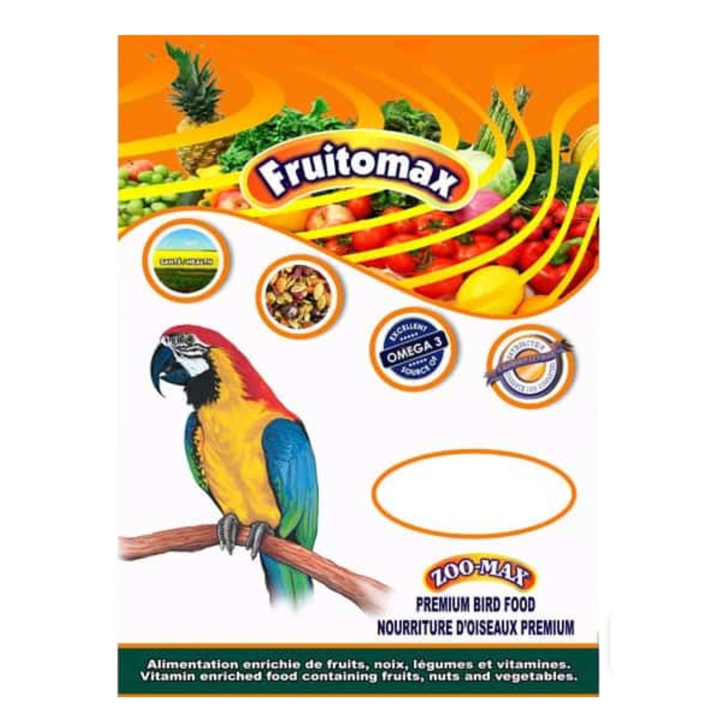 Fruitomax - Graine de perroquet sans tournesol