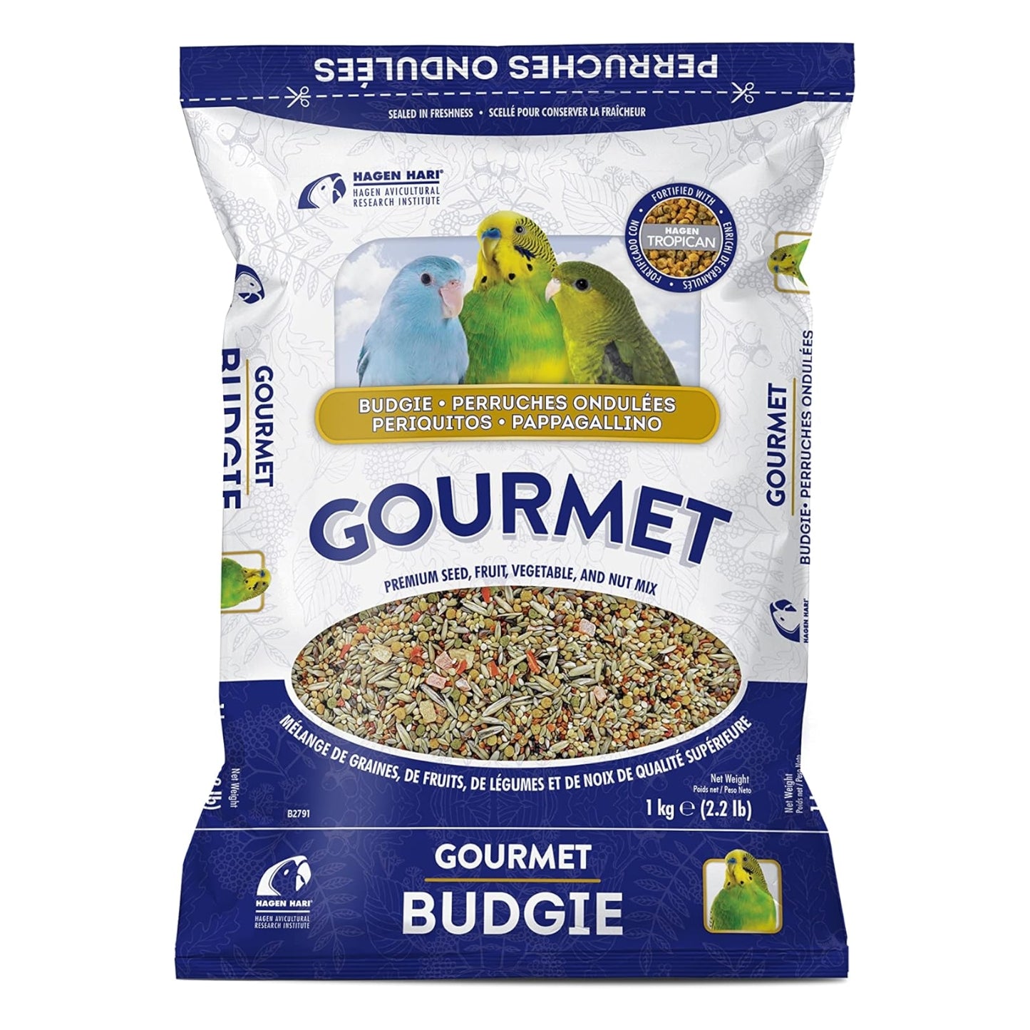 Gourmet - Graine pour perruche / 2.2lb