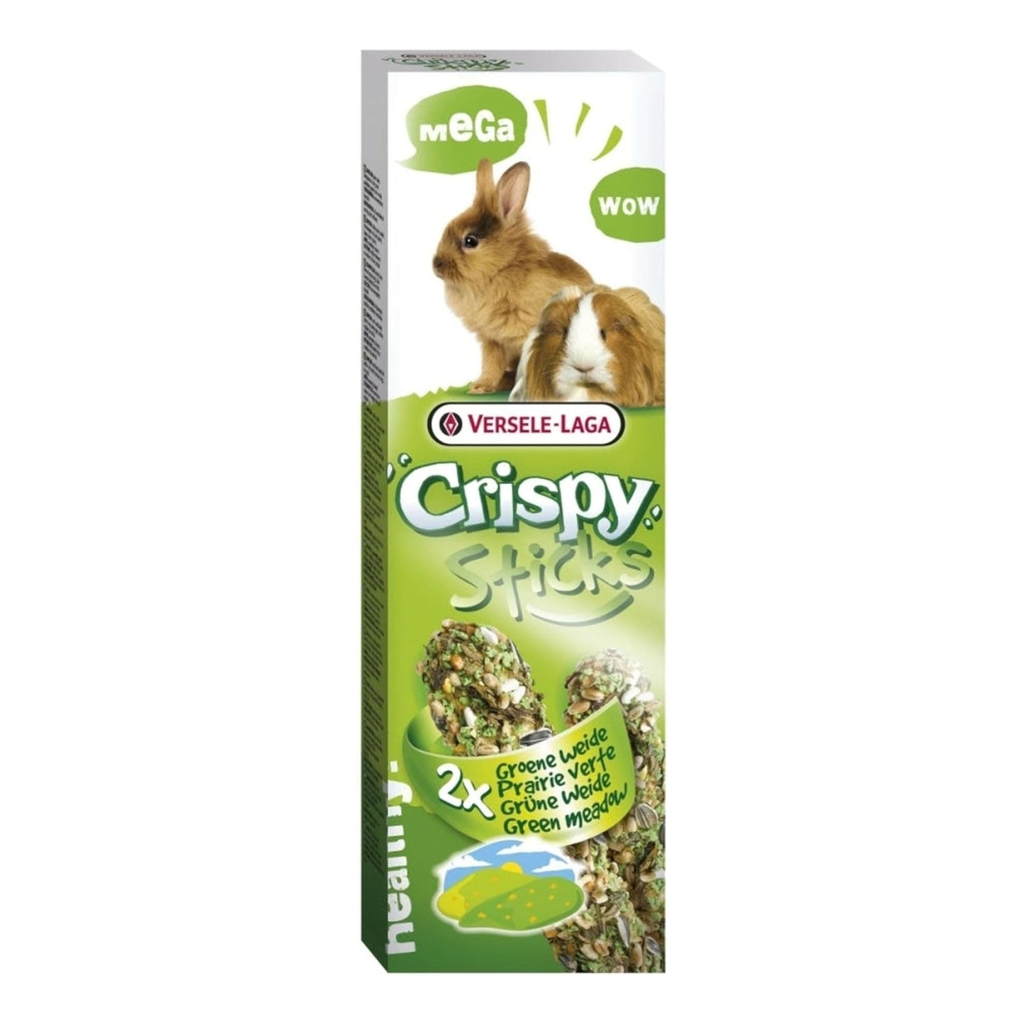 Crispy sticks - Gâteries pour lapin et cochon d'inde / Paquet de 2