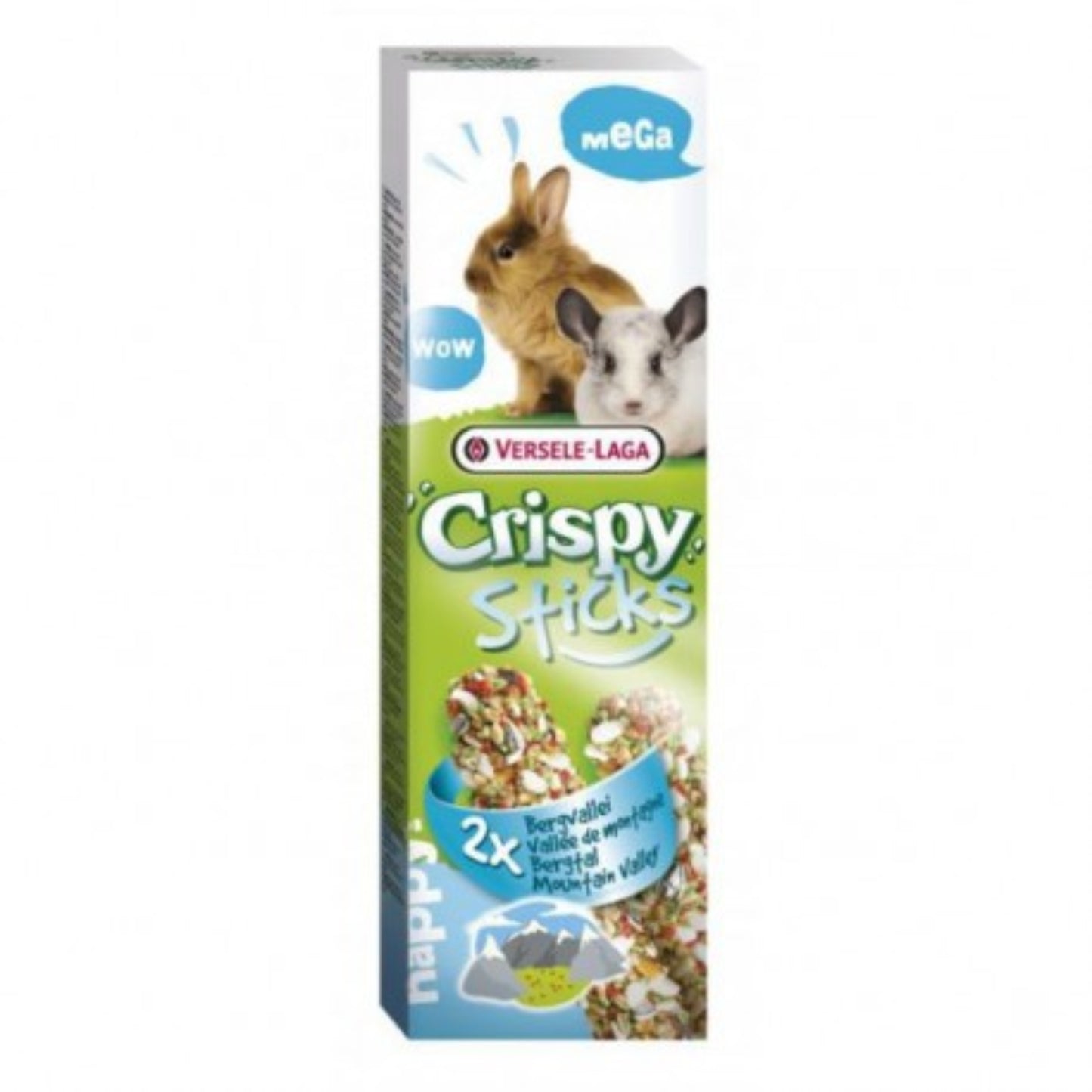 Crispy sticks - Gâteries pour lapin et cochon d'inde / Paquet de 2