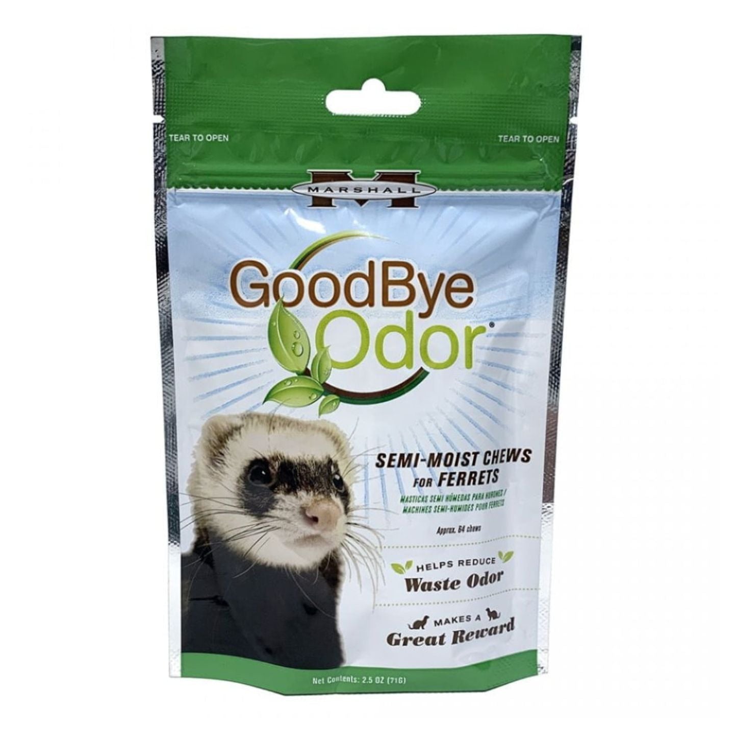 Goodbye Odor - Gâterie semi-humide pour furet / 2.5oz
