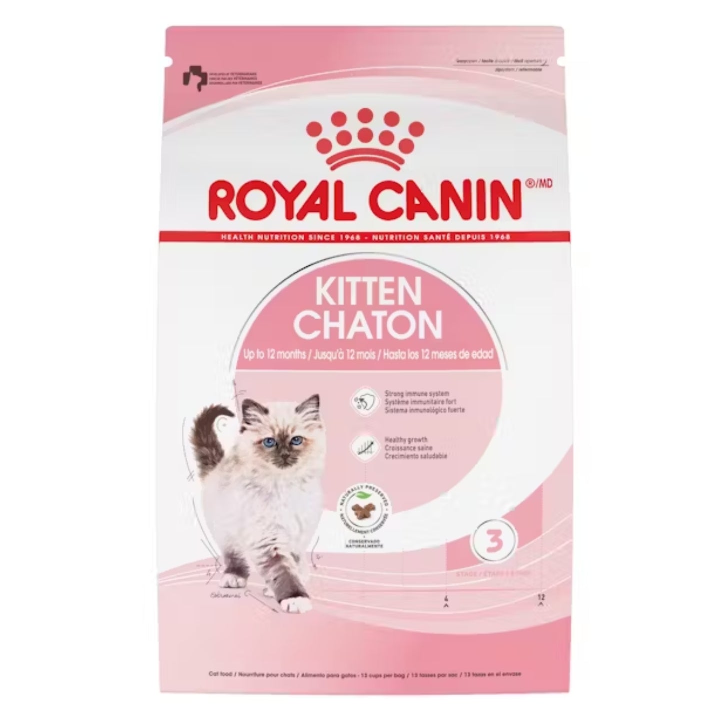 Nourriture pour chaton - Jusqu'à 12 mois / 3 lb