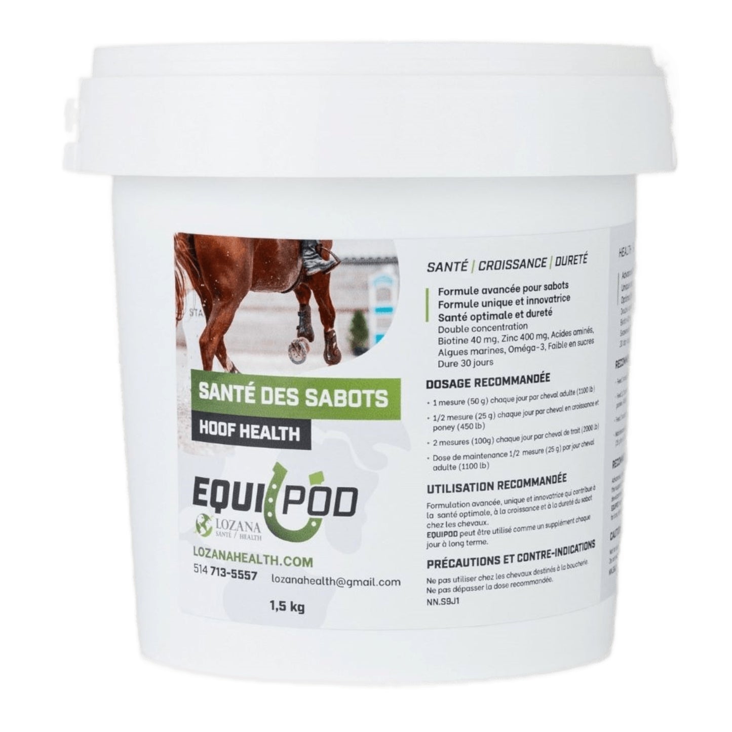 EquiPod - Supplément pour la santé des sabots / 1.5kg