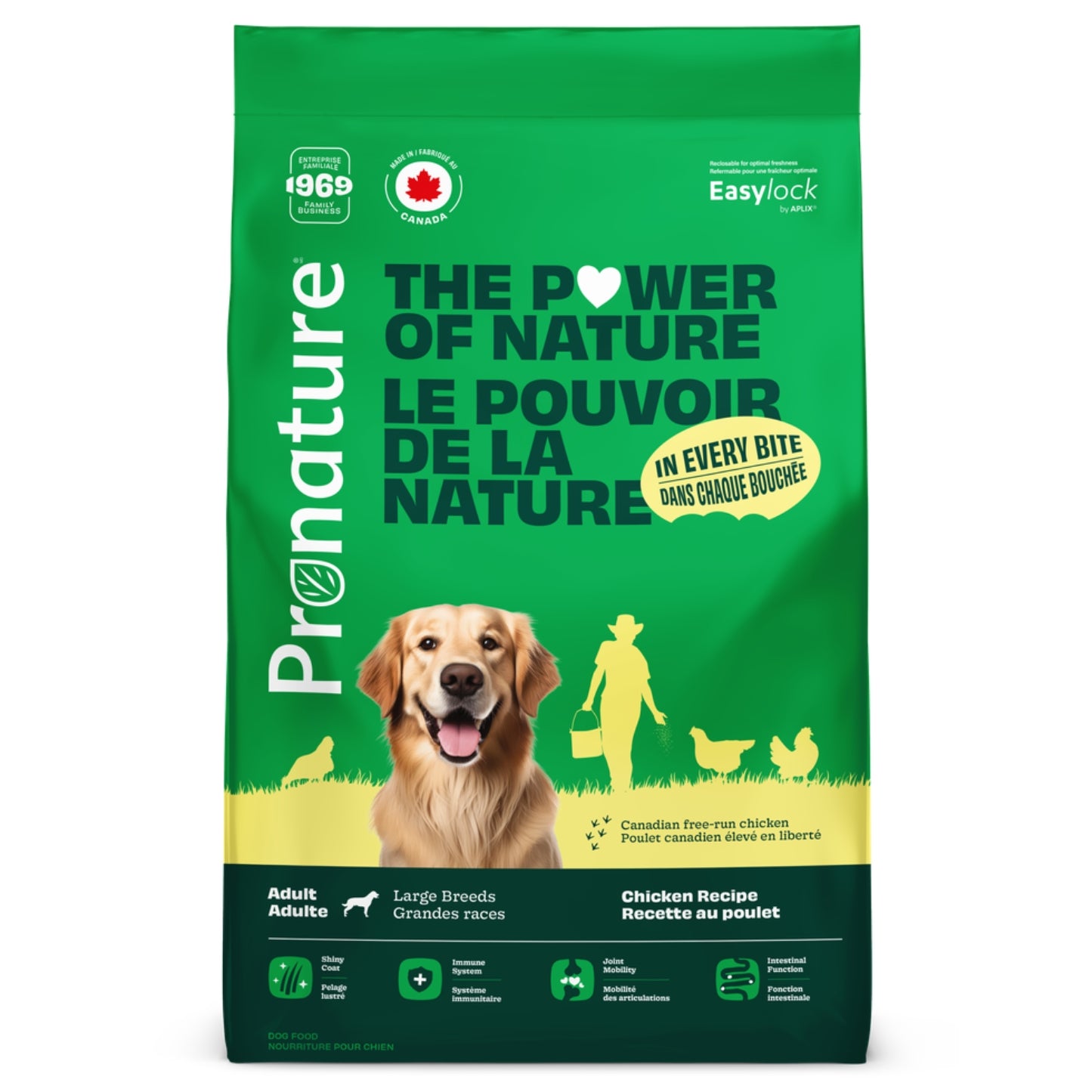 Nourriture pour chien adulte - Grande race - Poulet / 15 kg