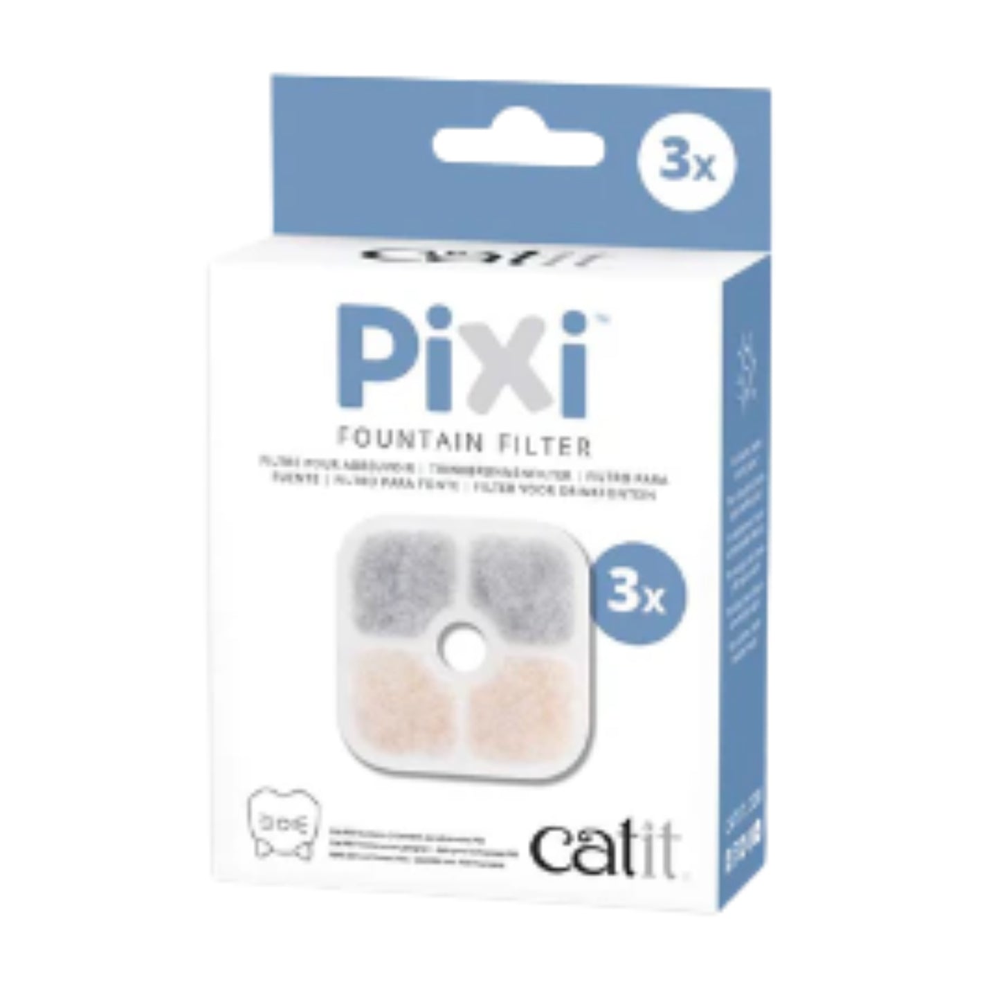 Pixi filtre pour fontaine à chat