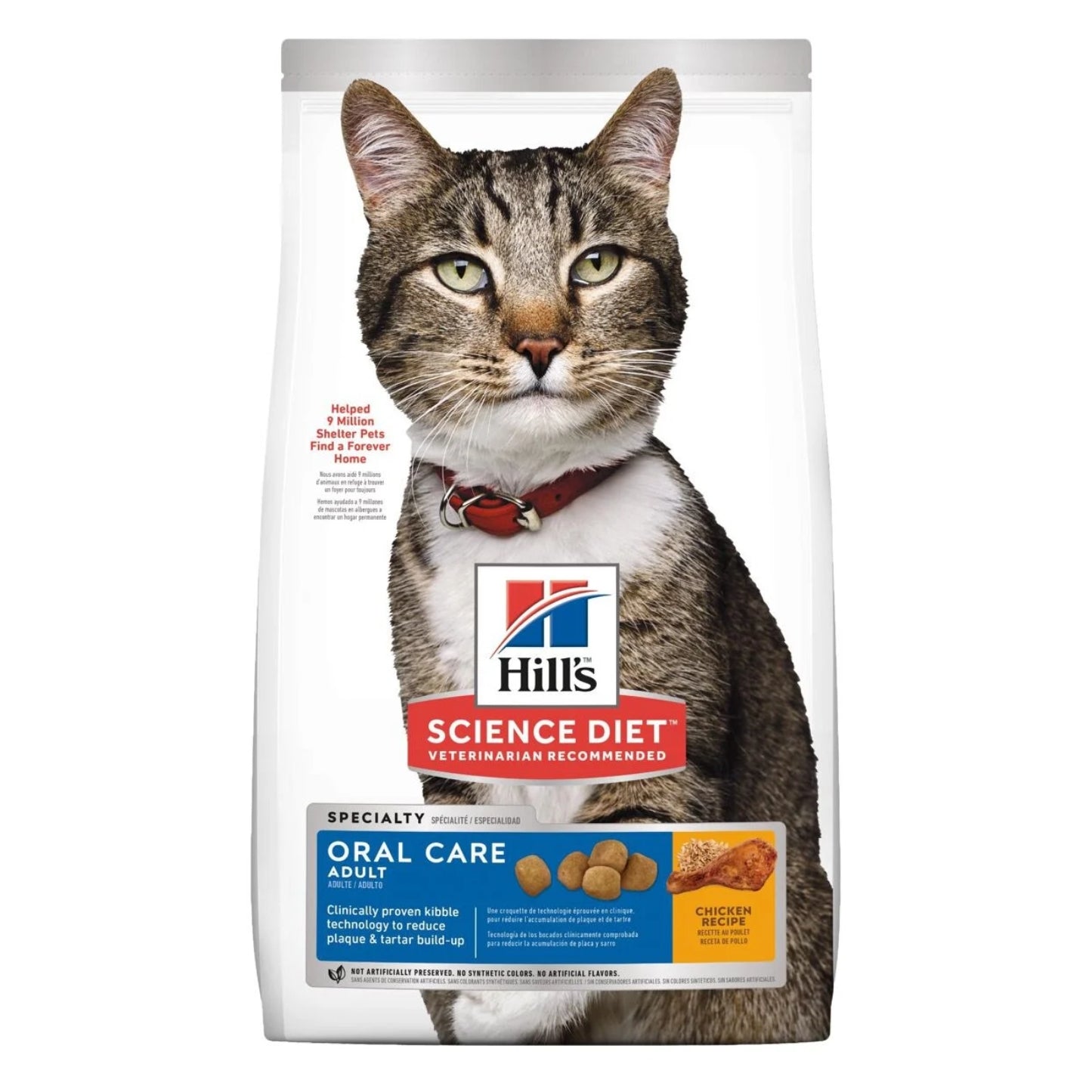 Nourriture pour chat adulte - Soins dentaires - Poulet / 5.5 lb