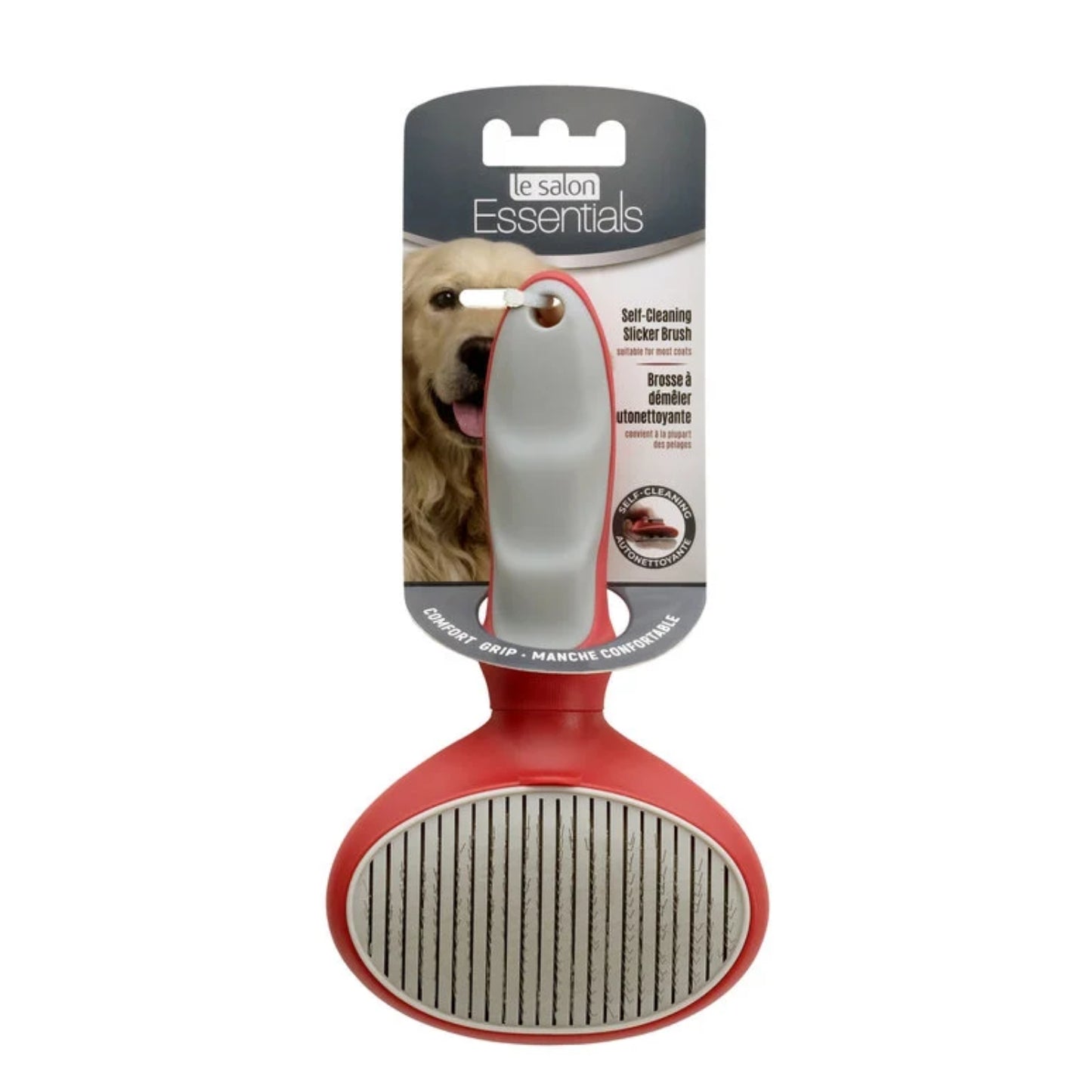 LE SALON ESSENTIALS | Brosse à démêler autonettoyante