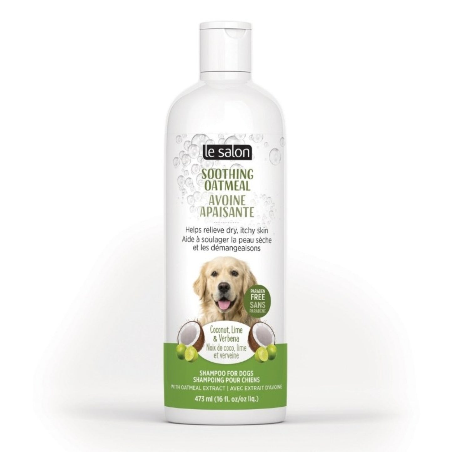 Shampoing à l'avoine apaisante pour chien - coco & lime / 16 oz